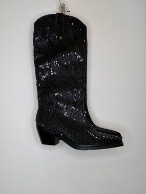 Brand New AZALEA WANG Driven Crystal Western Boot- Size 10